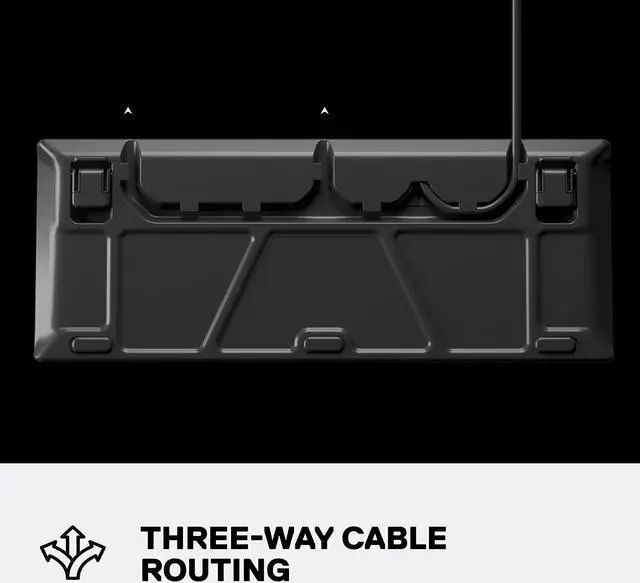 Alt view image 5 of 7 - SteelSeries Apex 3 TKL RGB Gaming Keyboard  Tenkeyless Compact Form Factor - 8-Zone RGB Illumination  IP32 Water & Dust Resistant  Whisper Quiet Gaming Switch  Gaming Grade Anti-Ghosting