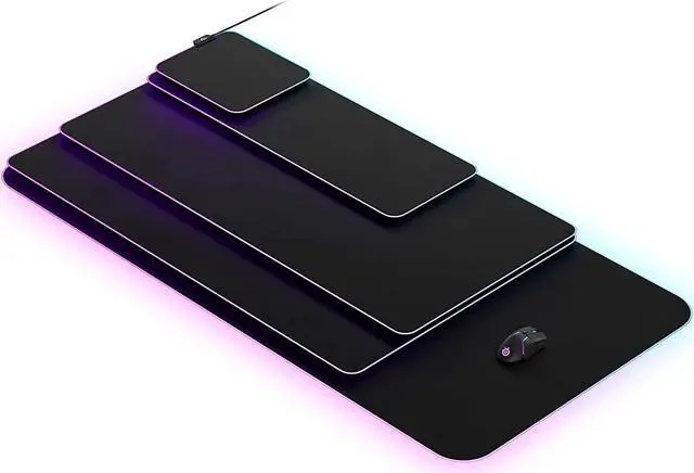 Alt view image 6 of 7 - SteelSeries QcK Gaming Surface - Medium RGB Prism Cloth - Optimized For Gaming Sensors