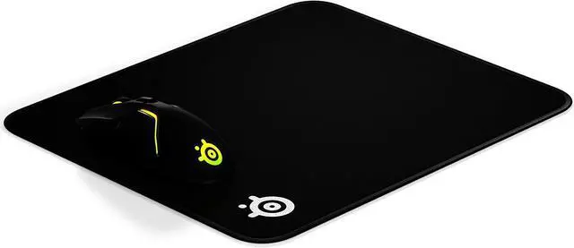 Alt view image 4 of 7 - SteelSeries QcK Gaming Surface - Medium Stitched Edge Cloth - Extra Durable - Optimized For Gaming Sensors - Black