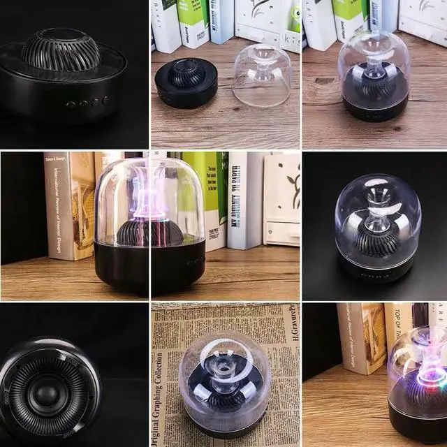 Alt view image 2 of 6 - CORN Smart  LED Bluetooth 5.0  Wireless MIN Computer Speaker for Desktop or Laptop PC,Can play TF card, U disk, Comes with AUX cable - 3.5mm Jack