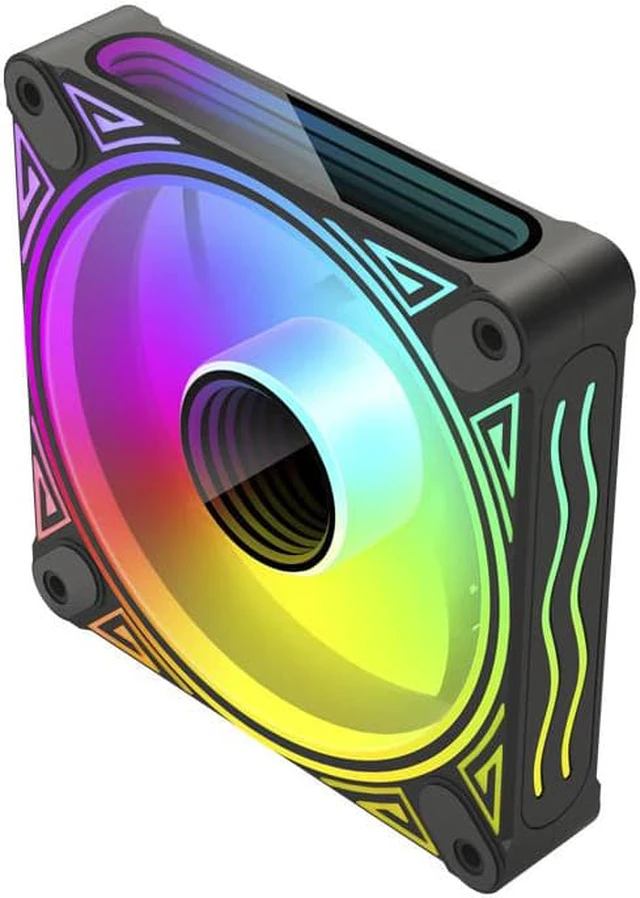 Corn Dragon Mirror DM1 Temperature Control ARGB Case Fan Desktop ...