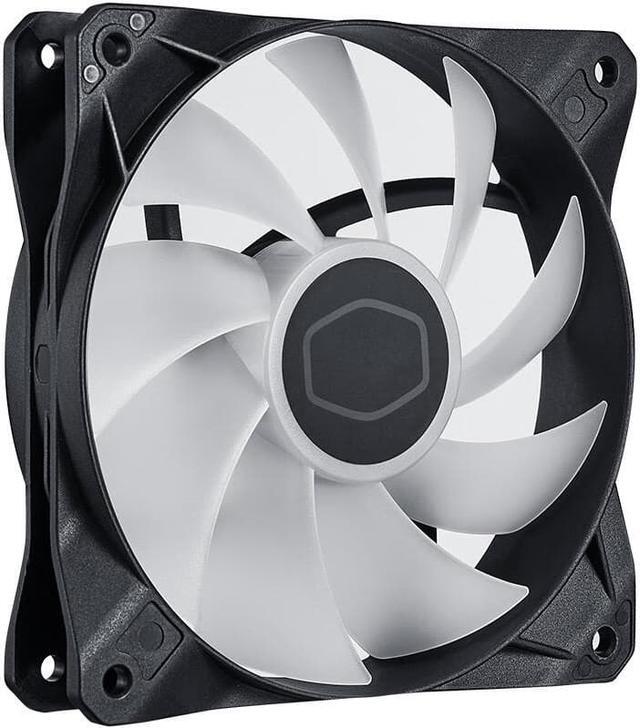 Alt view image 4 of 4 - Cooler Master CF120 ARGB Single Fan, Silent ARGB Lighting Effect,Black