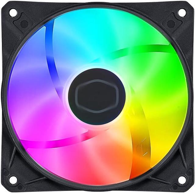 Alt view image 2 of 4 - Cooler Master CF120 ARGB Single Fan, Silent ARGB Lighting Effect,Black