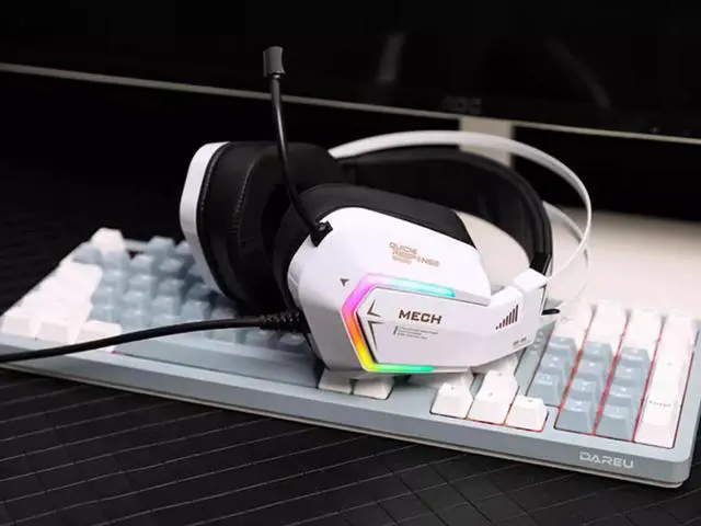 Main image of Dareu EH732 Wired Gaming Headset - 7.1 Surround Sound - RGB Mecha Light Effect - 50MM Drivers - Light Weight Design - Simple Wire Control - USB Connection, Compatible with Desktop, Laptop,Moble, ,PS4