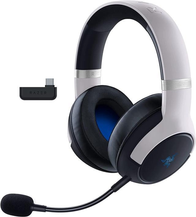 George Bernard herinneringen Brig Razer Kaira Pro Dual Wireless Gaming Headset w/Haptics for Playstation 5 /  PS5, PC, Mobile, PS4: HyperSense - Triforce 50mm Drivers - Detachable Mic -  2.4GHz and Bluetooth w/SmartSwitch - RGB Chroma