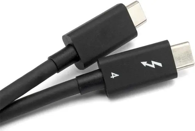 Main image of Thunderbolt 4 Cable, Thunderbolt Certified,  1 Meter (3.3 ft), 40 Gb/s Data Transfer, 100W Power Charging, 40Gbps Data Transfer HD 8K @60Hz Compatible with Thunderbolt 4/3, USB-C, and USB4 Devices