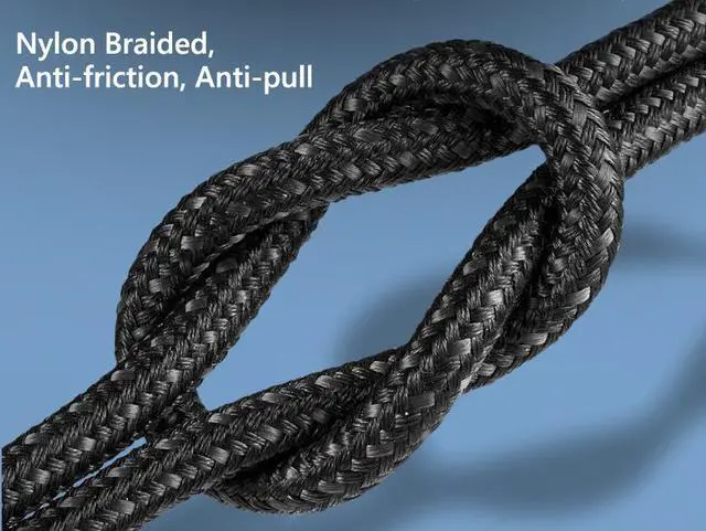 Alt view image 5 of 7 - 240W USB4 Cable, USB C to USB C Cable Fast Charging Compatible Thunderbolt 4/3 Cable, Support 8K@60Hz & 40Gbps Data Transfer for MacBook MateBook,ipad pro,Switch, Pro Display XDR 1.64 ft.