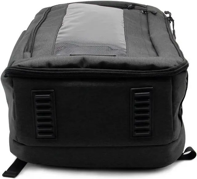 Alt view image 3 of 7 - QANBA Shield Shoulder Rocker Travel Storage Bag With Trendy Transparent Object Display Window