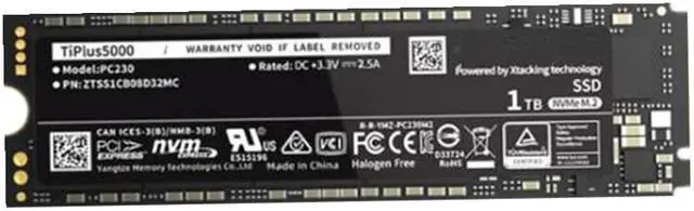 Main image of CORN TiPlus5000 SSD NVME M.2 2280 ssd 1TB 2TB 512GB For Desktop PC Laptop PS5 Gen3 Internal Hard Disk Support PCIE3.0