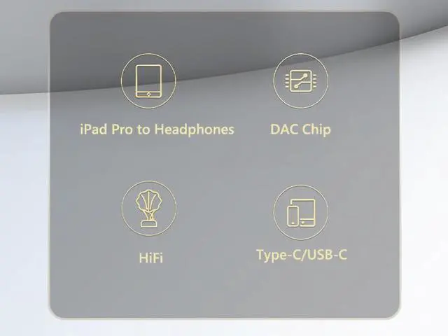 Alt view image 3 of 6 - USB C to 3.5mm Audio Headphone Adapter USB Type C to Aux Female Headphone Jack Adapter Hi-Res DAC Dongle Cable for Samsung Galaxy S21 S20 Ultra, Pixel 4 3 2 XL, iPad Pro and More Black 90 Degree