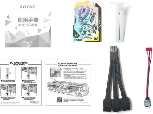 Alt view image 5 of 6 - ZOTAC GeForce RTX 4080-16GB AMP EXTREME AIRO Moon White Gaming Graphics Card,16G 256-Bit GDDR6X,PCI Express 4.0,Display Interfaces 1*HDMI,3*DP