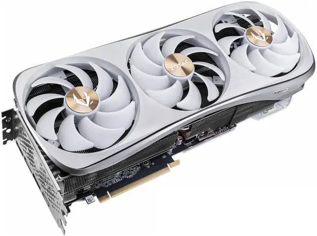 Alt view image 2 of 6 - ZOTAC GeForce RTX 4080-16GB AMP EXTREME AIRO Moon White Gaming Graphics Card,16G 256-Bit GDDR6X,PCI Express 4.0,Display Interfaces 1*HDMI,3*DP