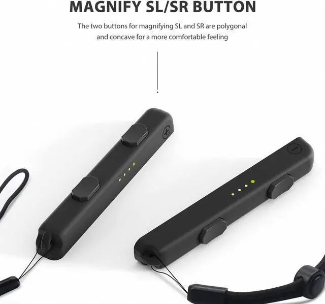Alt view image 5 of 7 - CORN Joycon Strap Compatible with Switch Joycon, Replacement for Joy Con Straps for Switch 2 Pack, Switch Joycon Straps Adjustable Tightness (Black)