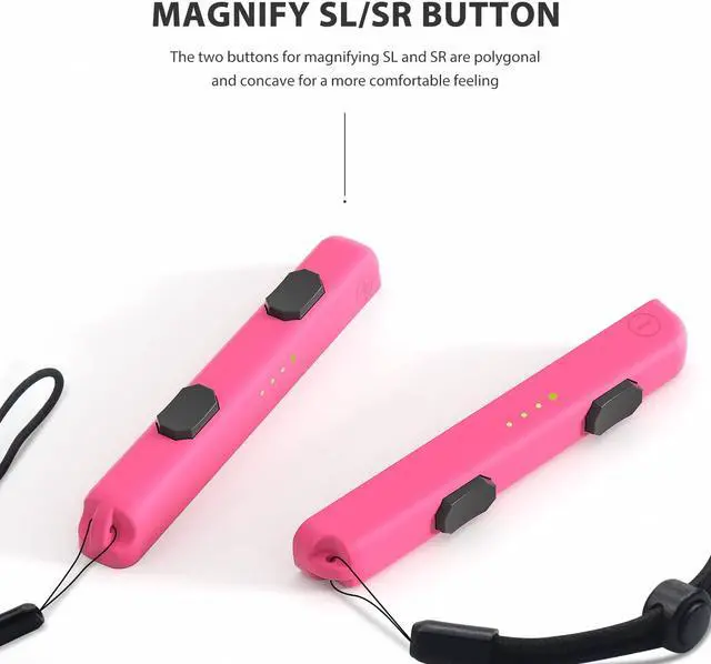 Alt view image 5 of 7 - CORN Joycon Strap Compatible with Switch Joycon, Replacement for Joy Con Straps for Switch 2 Pack, Switch Joycon Straps Adjustable Tightness (Red)