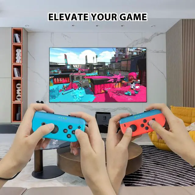 Alt view image 7 of 7 - CORN Joycon Strap Compatible with Switch Joycon, Replacement for Joy Con Straps for Switch 2 Pack, Switch Joycon Straps Adjustable Tightness (Blue)