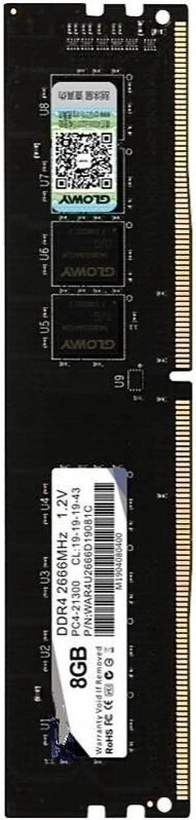 Alt view image 2 of 5 - CORN DDR4 RAM 8GB 16GB 2666MHz 1.2V CL19 High Performance 288-Pin DDR4 Desktop Compter Memory
