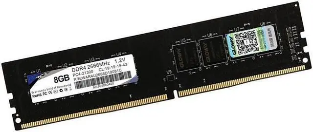 Alt view image 4 of 5 - CORN DDR4 RAM 8GB 16GB 2666MHz 1.2V CL19 High Performance 288-Pin DDR4 Desktop Compter Memory