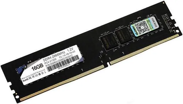 Alt view image 3 of 4 - CORN DDR4 RAM 8GB 16GB 2666MHz 1.2V CL19 High Performance 288-Pin DDR4 Desktop Compter Memory 16GB