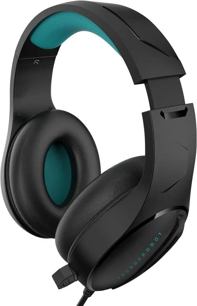 Alt view image 2 of 6 - ThundeRobot H21 wired gaming USB headset wheat color RGB phantom light full finger type anti-noise microphone virtual 7.1 sound