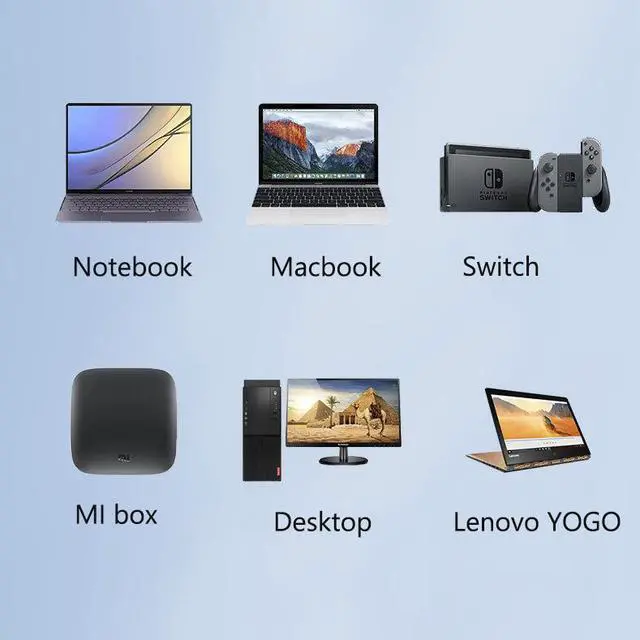 Alt view image 2 of 5 - USB3.0 to Ethernet Adapter, USB C to Ethernet RJ45 Adapter, Gigabit LAN Network Adapter,2-in-1 Adapter for Windows and Mac
