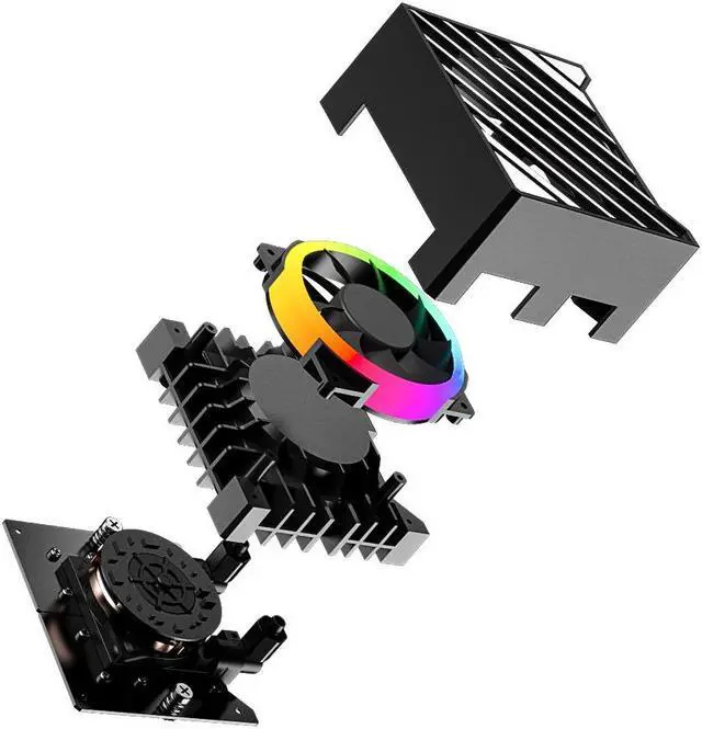 Alt view image 5 of 7 - All-In-One CPU Water Cooling Radiator, ARGB Symphony Synchronization, Compatibility Intel LGA2066/2011/1700/1200/1151/1150/1155/1156,AMD AM5/AM4 for ID-COOLING DASHFLOW 360 XT