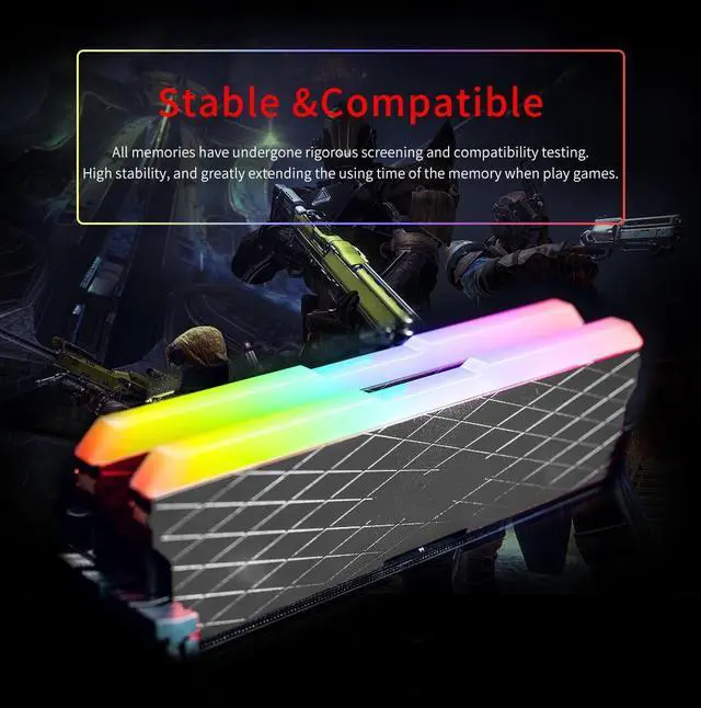Alt view image 4 of 7 - CORN Loki W2 DDR4  RGB RAM 3200MHz 8GBX2 16GBX2 CL18 RGB DIMM Desktop Memory XMP 16gb 32gb Memoria RAM