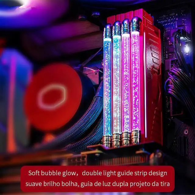 Alt view image 4 of 5 - CORN LOKI DDR4 RGB RMA 3600MHz/4000MHz 16GB 32GB CL14/16/19  Double Light guide strip design support Intel XMP 2.0 automatic overclocking Desktop Compter Memory