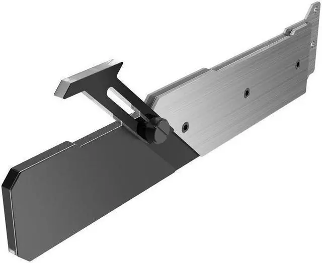 Alt view image 6 of 7 - JONSBO VC-3 RGB GPU Brace Vertical Universal Graphic Card Holder Supports Long Graphics Card, Magnesium-Aluminum Alloy Body, Height Adjustable, Powered by Motherboard Fan