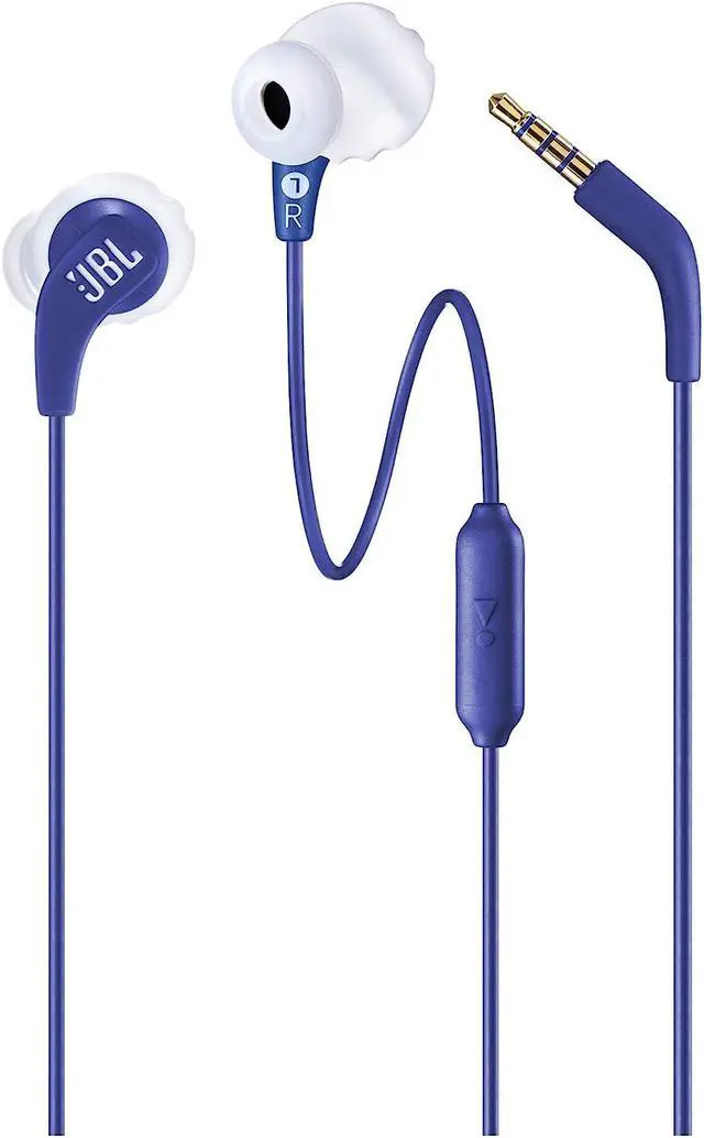 Main image of JBL Endurance Run 2, Sports in Ear Wired Earphones with Mic, Pure Bass, Waterproof , Flexsoft eartips, Magnetic Earbuds, Fliphook & TwistLock Technology with Voice Assistant Support for Mobiles Blue
