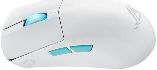 Alt view image 12 of 12 - Asus ROG Harpe Ace Aim Lab Edition Gaming Mouse, 54 g Ultra-Lightwieght, Connectivity (2.4GHz RF, Bluetooth, Wired), 36K DPI Sensor, 5 Programmable Buttons, ROG SpeedNova, Esports & FPS Gaming, White