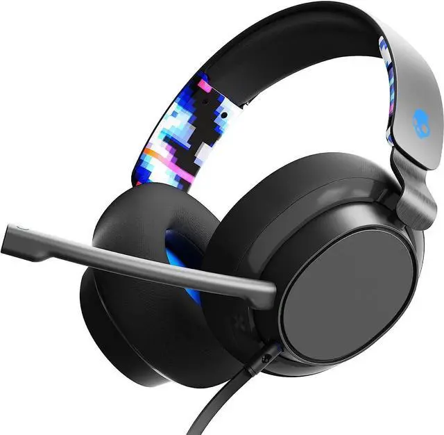 Main image of Skullcandy SLYR Wired Over-Ear Gaming Headset/Soft Earpads/Boom Mic/Gaming Headphone/Use with Playstation, PS5, Xbox, Xbox Series X, Nintendo Switch, Mobile, VR, and PC/Kids or Adult