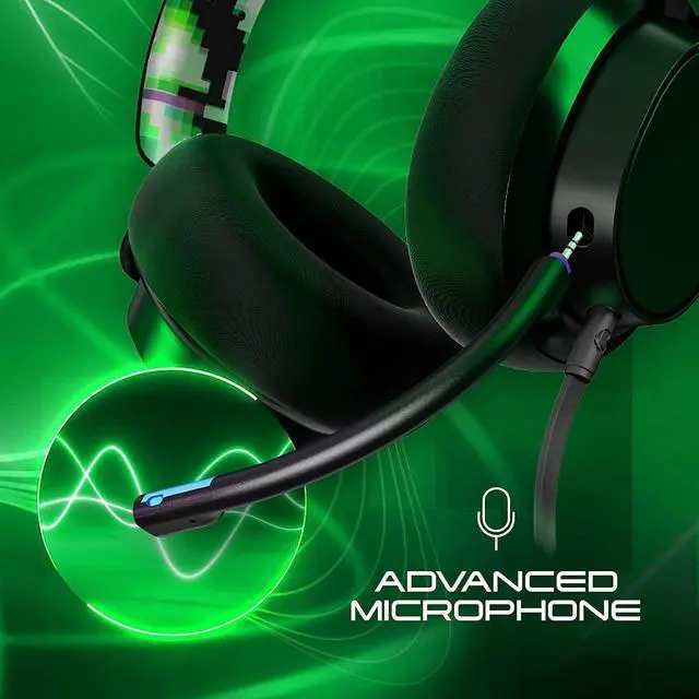 Alt view image 3 of 7 - Skullcandy SLYR Wired Over-Ear Gaming Headset/Soft Earpads/Boom Mic/Gaming Headphone/Use with Playstation, PS5, Xbox, Xbox Series X, Nintendo Switch, Mobile, VR, and PC/Kids or Adult