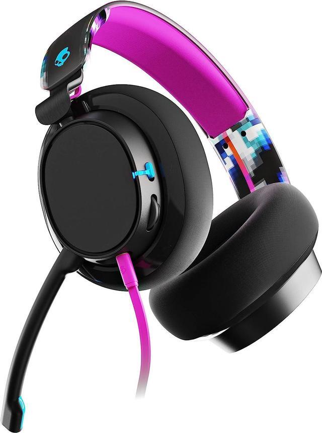 Alt view image 2 of 7 - Skullcandy SLYR Pro Wired Over-Ear Gaming Headset/Soft Earpads/Clear Voice Smart Mic/Works with Playstation, PS5, Xbox, Xbox Series X, Nintendo Switch, Mobile, VR, and PC/Kids or Adult