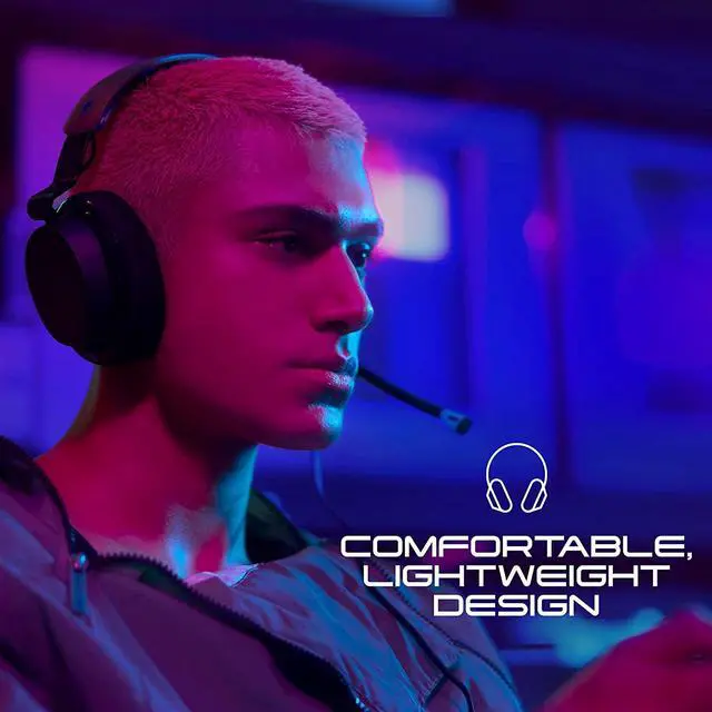 Alt view image 4 of 7 - Skullcandy SLYR Pro Wired Over-Ear Gaming Headset/Soft Earpads/Clear Voice Smart Mic/Works with Playstation, PS5, Xbox, Xbox Series X, Nintendo Switch, Mobile, VR, and PC/Kids or Adult