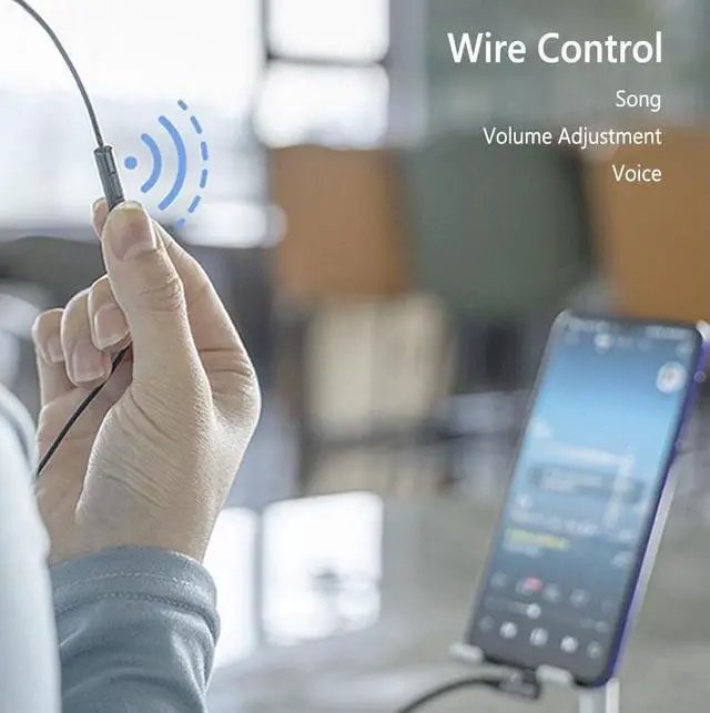 Alt view image 3 of 7 - USB Type C to 3.5mm Female Headphone Jack Adapter, USB C to Aux Audio Dongle Cable Cord Compatible with Samsung Galaxy S22 S22+ S22 Ultra,iPad Pro, MacBook Pro/ Air, Pixel and More  Black