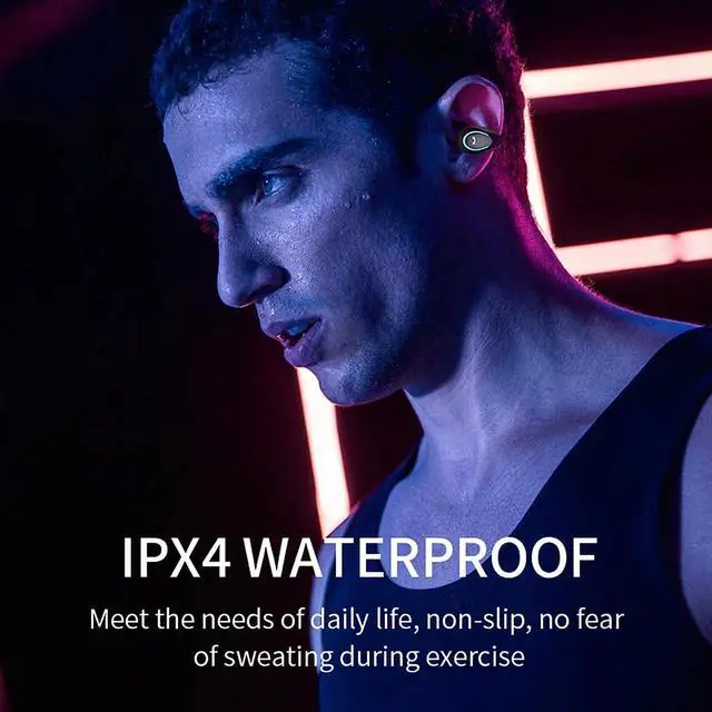 Alt view image 3 of 7 - CORN Open Ear Headphones Wireless Earbuds Bluetooth Sport Headset Single Mini Earpiece Tiny Ear Buds Discreet Microphone Waterproof Lightweight Long Battery Life for Running Workout Android iOS Black