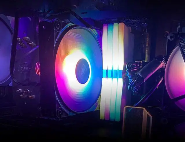 Alt view image 5 of 7 - DDR4 RGB White RAM 3200MHz 16GB CL18 XMP 2.0 Desktop Compter Memory - 16GB (2 x 8GB) DDR4 3200 (PC4 25600) 18-22-22-42