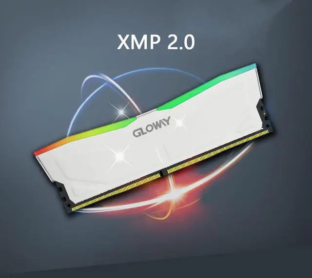 Alt view image 6 of 7 - DDR4 RGB White RAM 3200MHz 16GB CL18 XMP 2.0 Desktop Compter Memory - 16GB (2 x 8GB) DDR4 3200 (PC4 25600) 18-22-22-42