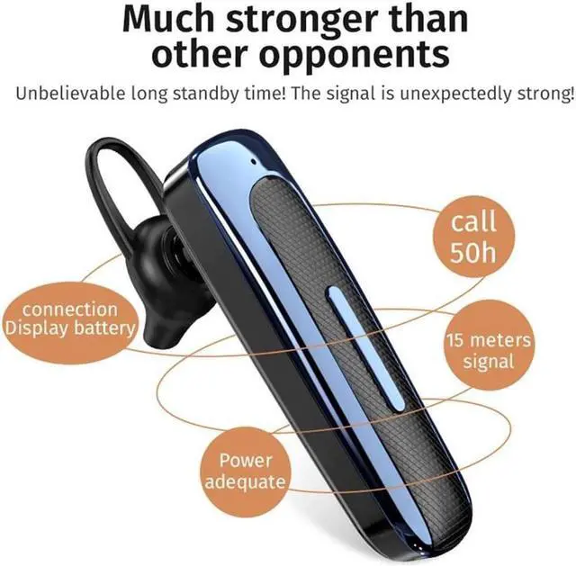 Alt view image 2 of 7 - CORN Headset Mini Ear Hook Lightweight Sports Earbuds Intelligent In-ear Headphones Long Standby Outdoor