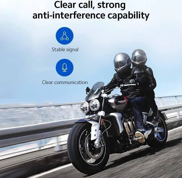 Alt view image 3 of 7 - CORN LX3 Motorcycle BT Headphone Helmet Headset BT5.0 Chip CVC Intelligent Noise Reduction Clear Call Long Endurance