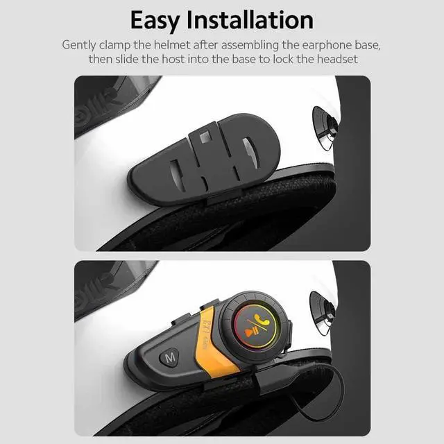 Alt view image 7 of 7 - CORN LX3 Motorcycle BT Headphone Helmet Headset BT5.0 Chip CVC Intelligent Noise Reduction Clear Call Long Endurance