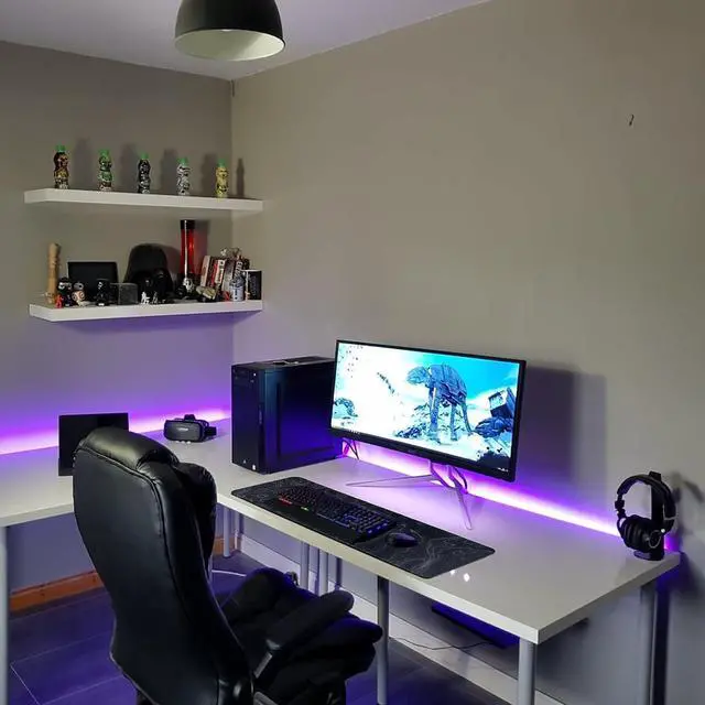 Alt view image 7 of 7 - Mouse Pad Gaming Large Long Extend Topographic Mousepad Big Full Keyboard Mat for Computer Laptop Office Non-Slip Rubber Stitched Edges (Terrain)