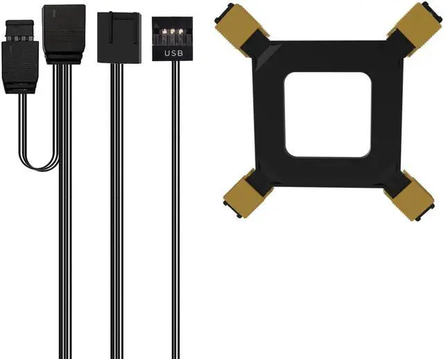 Alt view image 4 of 7 - White CPU Cooler, Temperature Displayed CPU Cooler for Small Size PC Case with Powerful 90mm ARGB Lighting Fan and 40mm High-Performance Heat Column Inside (Intel Version)