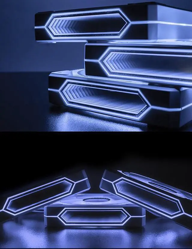 Alt view image 5 of 7 - Mirror 120mm PC Case Fan, 5V3Pin ARGB SYNC &PWM Computer Cooling Chassis Fan, 4Pin Motherboard CPU Fan, Lamellar Mirrior, Lighting-transmitting Frame, Hydraulic Bearing Black  1 Pack