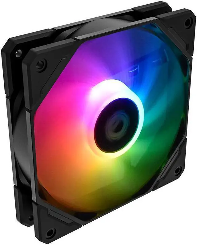 Alt view image 3 of 7 - Addressable RGB High-end 120mm Fan for CPU Air Cooler, PC Case for ID-COOLING TF-12025-ARGB