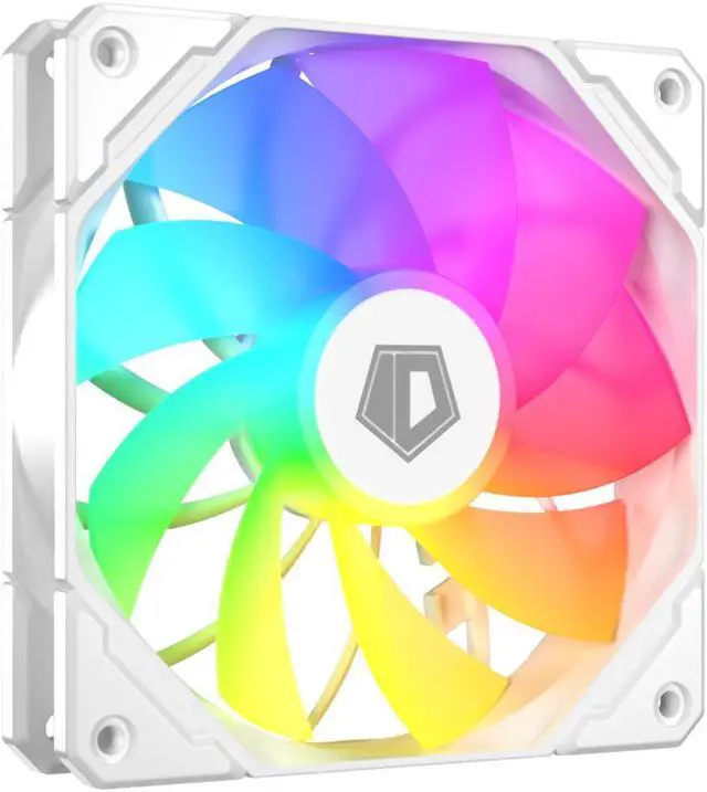 Alt view image 2 of 4 - REVERSE Addressable RGB High-end 120mm Fan for CPU Air Cooler, PC Case White for ID-COOLING TF-12025-ARGB-SNOW