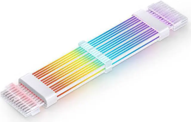 Main image of DY-2 MB24Pin Luminous Extension Cable, Double-Sided Light Effect Display, Motherboard Synchronization, 5VARGB Neon Color Line