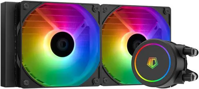 Main image of ARGB Liquid COOLING, 240 Radiator ARGB Lighting Fans for ID-COOLING FROSTFLOW FX240