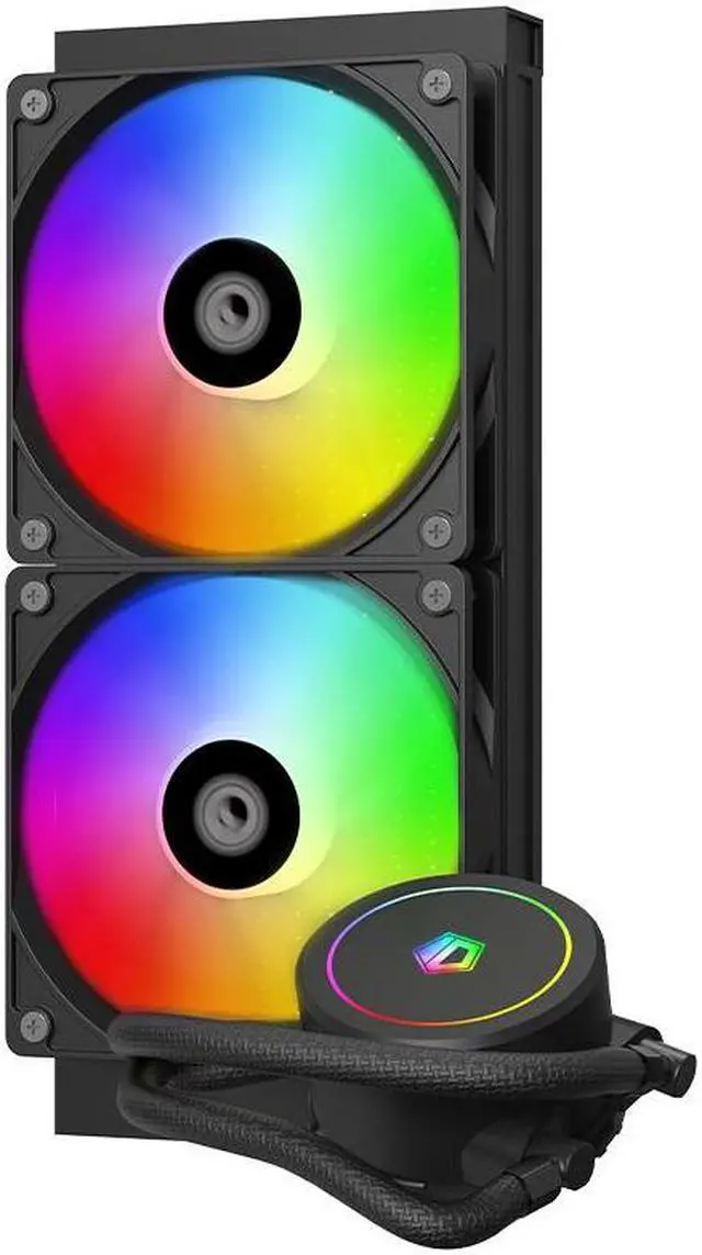 Alt view image 6 of 7 - ARGB Liquid COOLING, 240 Radiator ARGB Lighting Fans for ID-COOLING FROSTFLOW FX240
