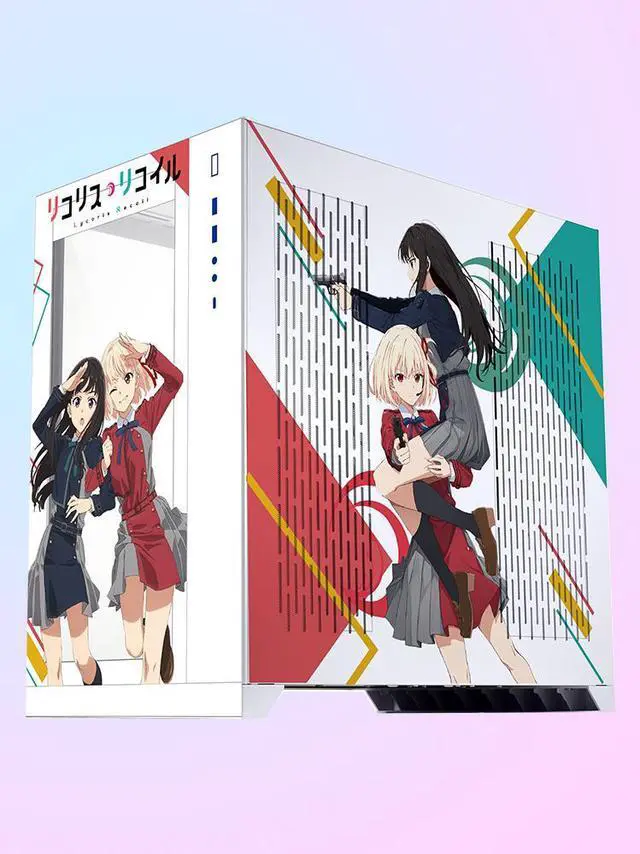 Alt view image 3 of 5 - Likelisi Anime Theme PC-O11 Dynamic Tempered Glass on the Front and Left Side, Chassis Body SECC ATX Mid Tower Gaming Computer Case